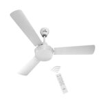 Polycab Fantasy Neo Super Premium 1200 MM Ceiling Fan with Built in 3 in 1 color LED Underlight and remote control (White)-‘2 year warranty