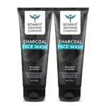 Bombay Shaving Company Charcoal Face Wash for Men | Anti Pollution and Brightening | Oil Control Face Wash For Men – 2 x 100g