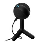 Logitech G Yeti Orb Condenser RGB Gaming Microphone with LIGHTSYNC, USB Mic for Streaming, Cardioid, USB Plug and Play for PC/Mac – Black