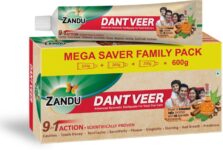 Zandu Dantveer, Indias 1st with Irimedadi oil, Fights 9 dental problems Toothpaste(600 g)