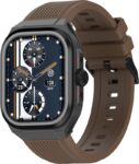 Noise Thrill with 2″ Display with 3 Armored Layer Rugged Build, Bluetooth calling Smartwatch(Brown Strap, Regular)