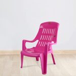 Cello Comfy Comfortable Kids Chair with Backrest for Study Chair|Play|Dining Room|Bedroom|Kids Room|Living Room|Indoor-Outdoor|Dust Free|100% Polypropylene Stackable Chairs, Pink