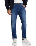 Amazon Brand – House & Shields Men’s Slim Stretchable Jeans (HS20-SL-29A_Medium blue2_30)