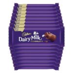 Cadbury Dairy Milk Chocolate Bar, 52 g Maha Pack (Pack Of 15)