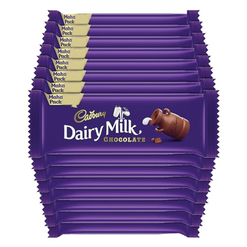 Cadbury Dairy Milk Chocolate Bar, 52 g Maha Pack (Pack Of 15)