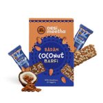 GO DESi Badam Coconut Barfi | 400 Grams Burfi | Gift for Sister and Brother | Indian Sweets Gift Pack | Individually Wrapped Burfi | DESi Meetha | Dry Fruits Sweet | Almond Nuts bar | Sweets Indian Mithai