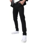 Urbano Fashion Men’s Slim Fit Jeans (eps-black-30-07_Black_30)
