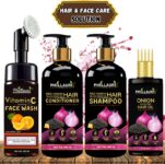 Phillauri Red Onion Healthy Hair care Kit with Face kit Combo Kit(4 Items in the set)