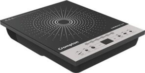 Crompton ACGIC-INSTSERV 1500 Induction Cooktop(Black, Silver, Push Button)
