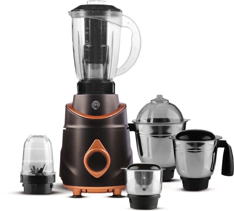 WONDERCHEF Tivoli 500 W Mixer Grinder (3 Jars, Black & Grey)