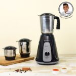 WONDERCHEF Tivoli 500 W Mixer Grinder (3 Jars, Black & Grey)
