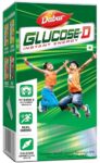 Dabur Glucose-D Juicy & Tasty – 1 kg Powder (Carton) | Instant Energy Recharge with 99.4% Glucose | Vitamin D Boosts Immunity | Calcium Supports Bone Health