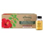 Kesh King Organics Hibiscus & Ashwagandha Booster Hair Oil Shots | Advanced Hydration & Hair Fall Control- 48ml