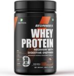 DNUTRIXN Beginner’s High Whey Protein 40G | Advanced Muscle Building Formula with BCAA+ Whey Protein(500 g, Chocolate)