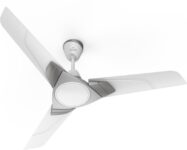 Polycab AEREO PLUS 1 Star 1200 mm 3 Blade Ceiling Fan(CLOUD GREY SILVER, Pack of 1)