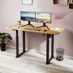 Green Soul Alex Multipurpose Electric Height Adjustable Computer Workstation/Desk| Ergonomic Home Office Sit-Stand Table | Digital Display | Memory Preset Option | Dual Motors |