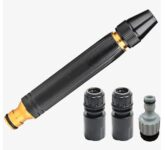 GLUN® Metal Spray Hose Tube with Different Connectivity for Cleaning Car, Bike Washing, Gardening Tool, Home High-Pressure Water Nozzle Spray Gun