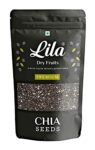 LDF Raw Unroasted Chia Seeds with Omega 3 and Fiber for Weight Loss (500gm)