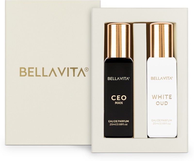 Bella vita organic CEO MAN perfume & WHITE OUD perfume combo| Citrus & Woody Notes |Long Lasting|(2 Items in the set)