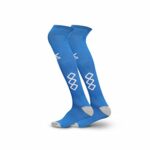 Vector X Cyrus Stockings | Polyester Stretchable Material | Knee Length | For Football/Basketball/Hockey Sports Grip | Unisex Pack of 1 Pair | Royal Blue Color | Junior |