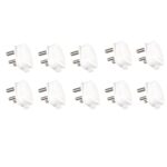 Philips 3 Pin Plug 6A Economy Range, Pack of 10