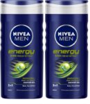 NIVEA Men Shower Gel Energy? (250 ml, Pack of 2)(2 x 250 ml)