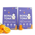 Velbiom Bonatona Probiotic Gummies For Effective Digestion, Lasting Immunity Clinically Proven & US FDA Approved For Kids & Adults – Pack of 10x2Gummies, Orange Flavor