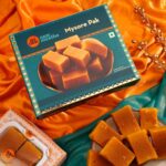 GO DESi Mysore Pak 200 grams, Rakhi Gift for Sister and Brother, Indian Sweets Gift Pack, DESi Meetha, Sweets Indian Mithai
