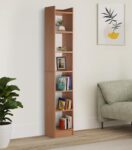 Amazon Brand – Solimo 6 Layer Engineered Wood Bookshelf | Multipurpose Home Decor Storage Rack | Showcase Organizer for Living Room, Kitchen, Bedroom, Office |Brown