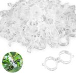 GLUN® Plant Support Garden Clips for Support, 100 Piece Pack, Durable Crop Clips Grow Upright and Makes Plants Healthier