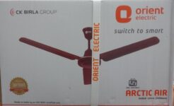 Orient Electric ARCTIC AIR 1200 1 Star 1200 mm 3 Blade Ceiling Fan(BROWN, Pack of 1)