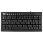 TAG Blaze Mini USB Wired Membrane TenKeyLess Keyboard | 95 Keys with Dedicated Media Control Buttons | Compact Design | Sleek and Slim | Silent Performance | Plug and Play for PC, Laptop, Mac (Black)
