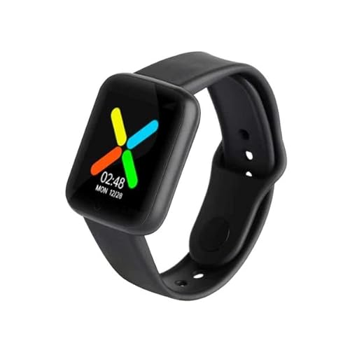 ZEBSTER Z – Run 22 Basic Smart Watch BTv4.0, 3.65cm,TFT Color Display, Call, SMS Notification,Customizable Watch face, iOS 9.0 & Above/Android 5.0 & Above(Black)