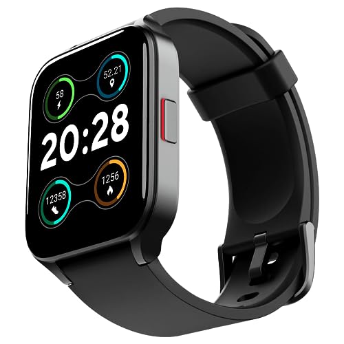 GIZMORE Slate 1.57 inch AOD Display | AI | Sports Modes | SpO2, BT Calling Smartwatch (Green)