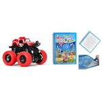 GRAPHENE Monster Truck Toys Friction Powered Monster Truck Car Toy for Baby Push & Go Toys 4wd Monster Truck for Boys & Girls Multi Color (Pack of 1) Doodle Pen & Water Coloring Book Set