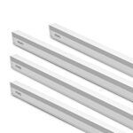 GM Strato 20 Watt LED Batten Tube Light, 100 Lumens Per Watt, 6500K, Long Life, Anti-glare Diffuser, Fluctuation Proof (Pack of, 4)
