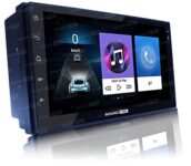 SOUND FIRE NEXGeneration Android 2Din 7” Inch Ultra HD Capacitive Polegadas Touch Screen GPS Navigation AM/FM Radio Audio Receiver Support Mirrorlink/WiFi/Bluetooth/1080P video (2GB/32GB) Car Stereo (Double Din)