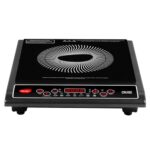 Pigeon by Stovekraft Cruise 1800 watt Induction Cooktop With Crystal Glass,7 Segments LED Display, Auto Switch Off – Black