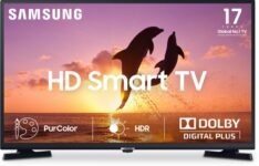 SAMSUNG 80 cm (32 Inch) HD Ready LED Smart Tizen TV with Bezel-free Design(UA32T4380AKXXL)