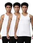 Levi’s Men’s Cotton Style #012 Classic Regular Fit Solid Vest (Pack of 3) (#012-VEST-WHT- White P3_S)
