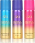 FRENCH ESSENCE Combi Pack of Enchante, Bloom and Grace (50ml Each) Deodorant Spray – For Women(150 ml, Pack of 3)