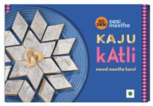 GO DESi Classic Kaju Katli 200 grams, Rakhi Gift for Sister and Brother, Indian Sweets Gift Pack, DESi Meetha, Sweets Indian Mithai, Cashew