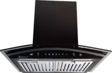 WONDERCHEF Ruby 90 cm Auto Clean Wall Mounted Chimney(Black 1200 CMH)