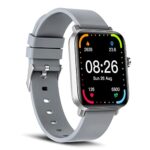 SYSKA Pluto SW250 Smart Watch Premium Metal Body, 1.69″ Display, 200+ Cloud & Customizable Watch Faces, Smart Notifications for Calls, SMS, Whatsapp with Battery Runtime-Upto 10 Days (Cloud Grey)