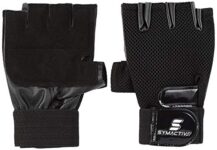 Amazon Brand – Symactive Polyester Gym Training Gloves, Medium