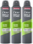 DOVE Men+Care Extra Fresh Dry Spray Antiperspirant Deodorant (Pack of 3) Deodorant Spray – For Men(750 ml, Pack of 3)