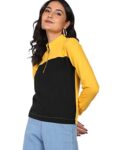 Newport Women’s Polyester Hooded and Crew Neck Sweatshirt (NPWWPSS20003Y06_YELLOW’_S)