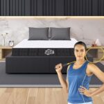 Centuary Mattresses Sleepables 8-Inch Single Size Hybrid Zero Partner Disturbance Copper Gel Memory Foam Roll Pack Pocket Spring Mattress (72x36x8)