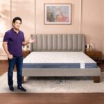 Livpure Smart ORTHO PRO+ MEMORY PROFILE with S-Shape HR Foam Mattress| 5D Zones & COMFORTSCIENCE Tech with Embedded BIOCRYSTALS | High GSM Neon Fabric |King Bed (72x72x6) inch, Washable Zipper Cover