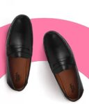 Bata Loafer shoes for Men – 7 UK/India Black